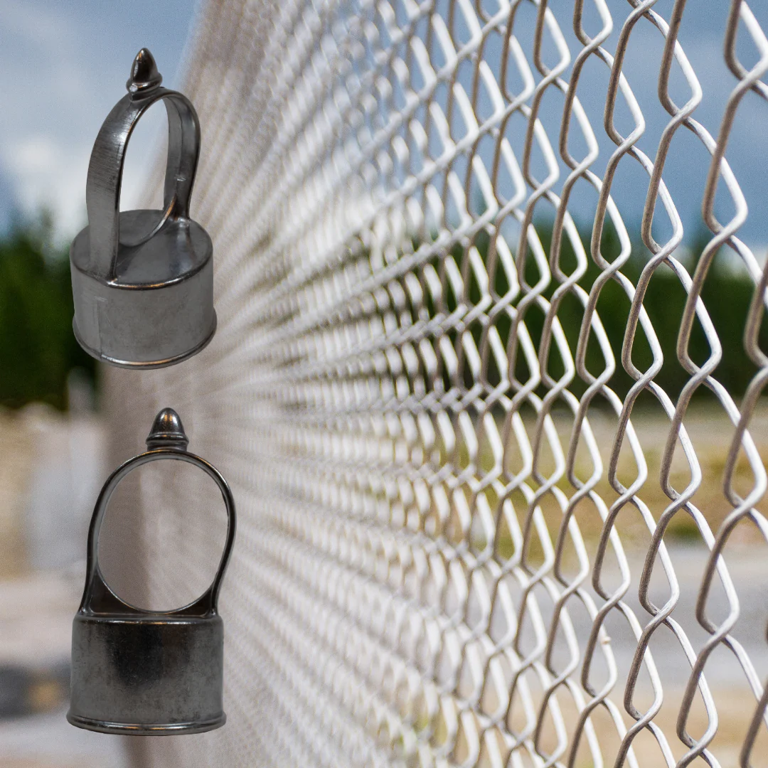 2" x 1-3/8" Aluminum Line Loop Top For Chain Link Fences - Image 3